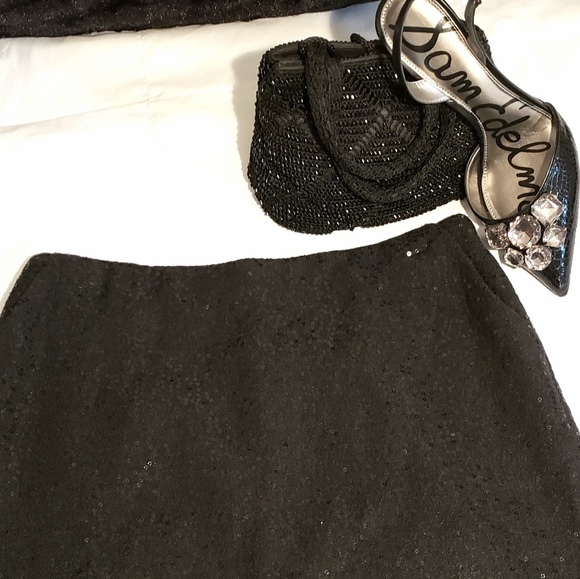 Ann Taylor Sequin Skirt With Pockets - Picture 6 of 8